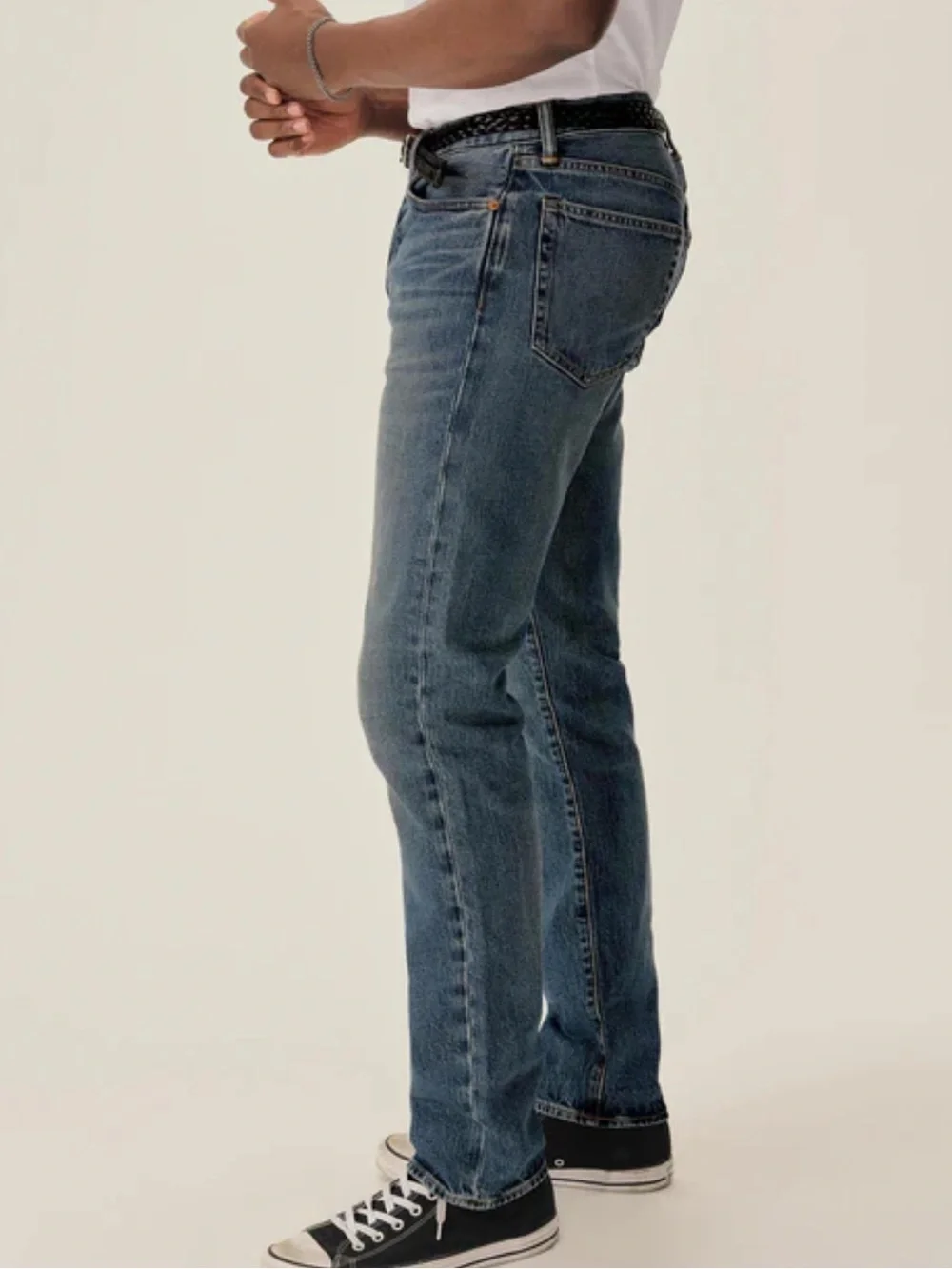 Buck Mason raw selvedge slim maverick jeans size 33x28 men’s cotton